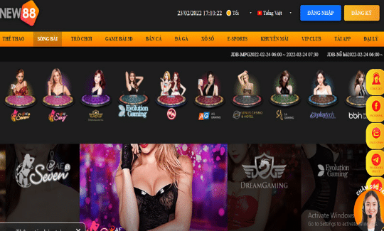 Game New88 trong các sòng bài Casino trực tuyến