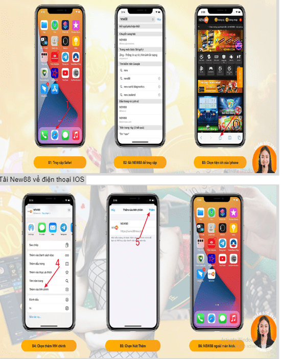 Tải New88 về điện thoại IOS Tải New88 về điện thoại IOS