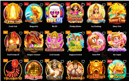 Slot Games trên ứng dụng cá cược New88