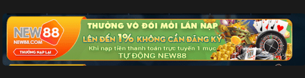 thưởng vô đối mỗi lần nạp lên đến 1% không cần đăng k